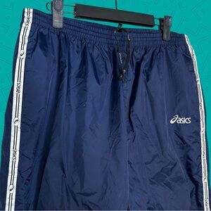 Vintage Asics Nylon Jogger Track Pants